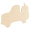 Pumpkin Truck Wood Cutout 6-1/2"x12" Unfinished Thanksgiving Craft | Woodpeckers